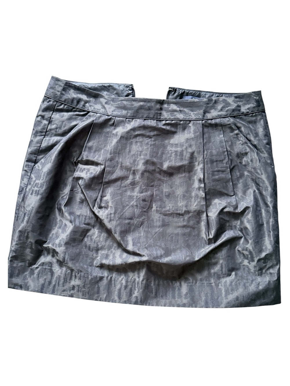 GAP Gray Textured Mini Skirt